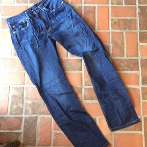 Men’s Levi’s 505 blue jeans. Nearly new. 33x 34